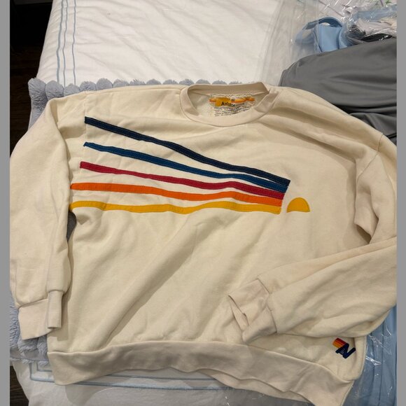 Aviator Nation Rainbow Crewneck - Picture 2 of 5